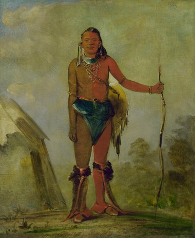 Aih-no-wa, Oheň, liščí medicinman od George Catlin