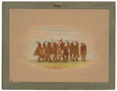 Zábavný tanec - Saukie od George Catlin