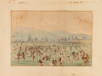 Hra s míčem - č. 23 od George Catlin