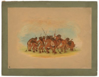 Buffalo Dance - Mandan od George Catlin
