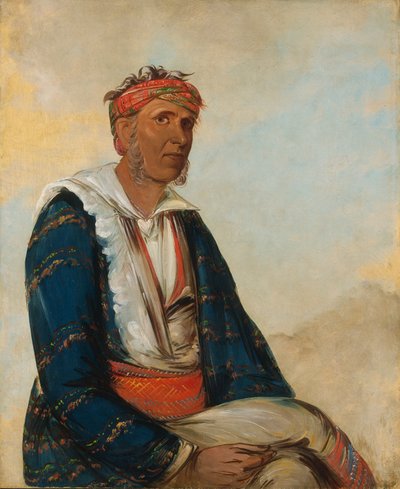 Cól-lee, náčelník skupiny od George Catlin