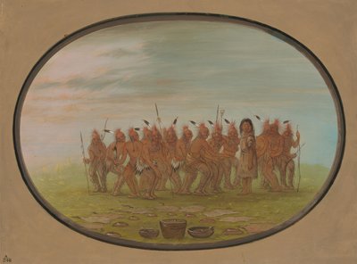 Dance to the Berdache - Saukie, 18611869. od George Catlin