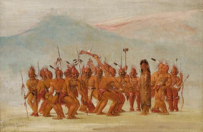 Tanec na Berdash od George Catlin