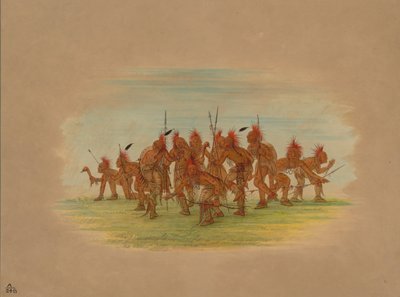 Discovery Dance - Saukie, 1861. od George Catlin