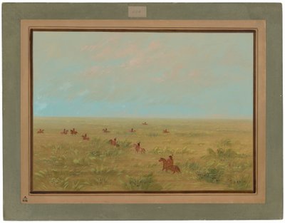 Řízení pampy pro divoký dobytek - Connibo od George Catlin
