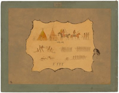 Faksimile šajenského roucha od George Catlin