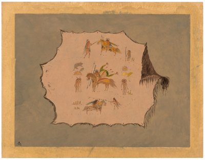 Faksimile doktorského roucha Pawnee s fantastickým profesionálním designem od George Catlin