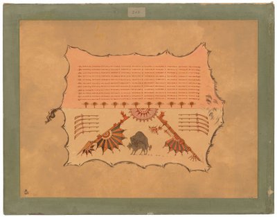 Faksimile róby z Omahy od George Catlin