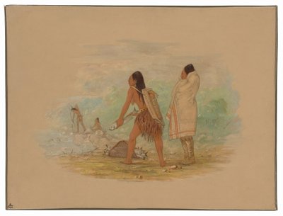 Ploskohlaví indiáni od George Catlin