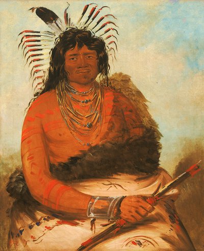 Háh-nee, Bobr, bojovník od George Catlin