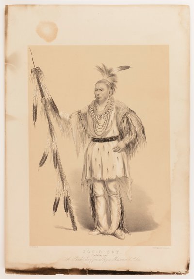 Joc-o-sot, chodící medvěd od George Catlin