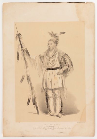 Joc-o-sot, chodící medvěd od George Catlin