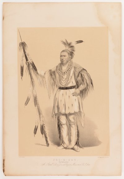 Joc-o-sot, chodící medvěd od George Catlin