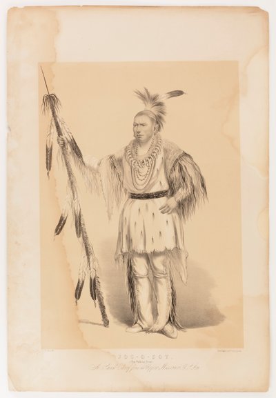 Joc-o-sot, chodící medvěd od George Catlin