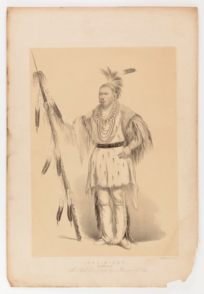Joc-o-sot, chodící medvěd od George Catlin