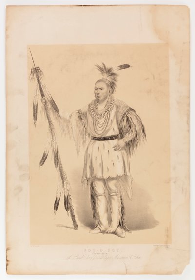 Joc-o-sot, chodící medvěd od George Catlin