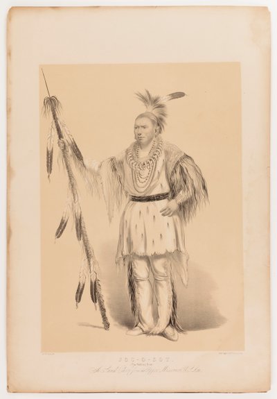 Joc-o-sot, chodící medvěd od George Catlin