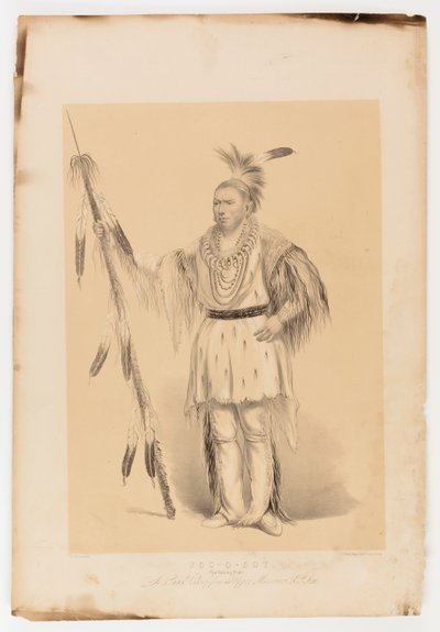 Joc-o-sot, chodící medvěd od George Catlin
