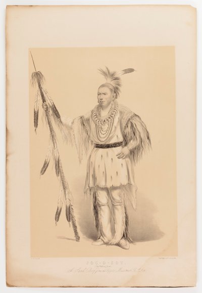 Joc-o-sot, chodící medvěd od George Catlin