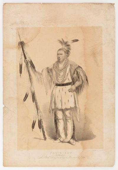 Joc-o-sot, chodící medvěd od George Catlin