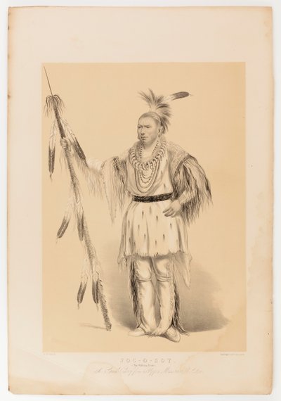 Joc-o-sot, chodící medvěd od George Catlin