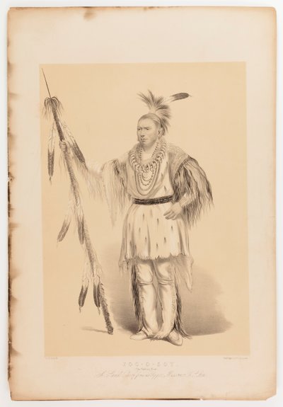 Joc-o-sot, chodící medvěd od George Catlin