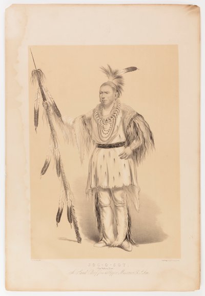 Joc-o-sot, chodící medvěd od George Catlin