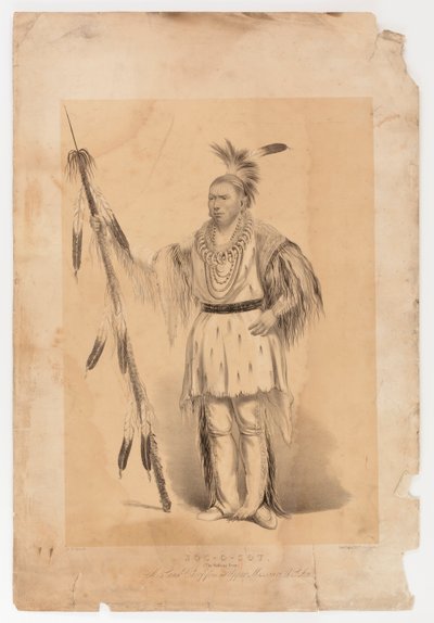 Joc-o-sot, kráčející medvěd od George Catlin