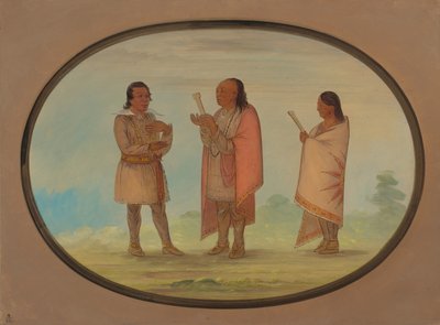 Kickapoo Indians Preaching and Praying, 18611869. od George Catlin