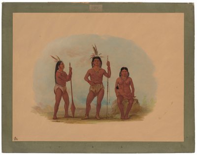 Náčelník Klahoquaht, jeho žena a syn od George Catlin