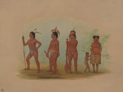Clatsop Indians, 18551869. od George Catlin