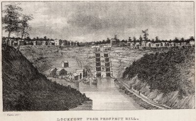 Lockport z Prospect Hill od George Catlin