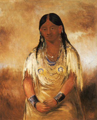Mún-ne-o-ye, žena, 1832. od George Catlin