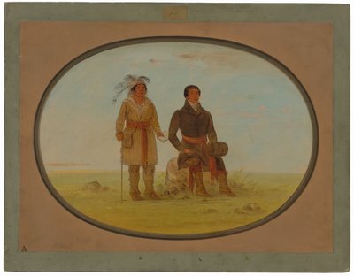Mohiganský náčelník a misionář od George Catlin