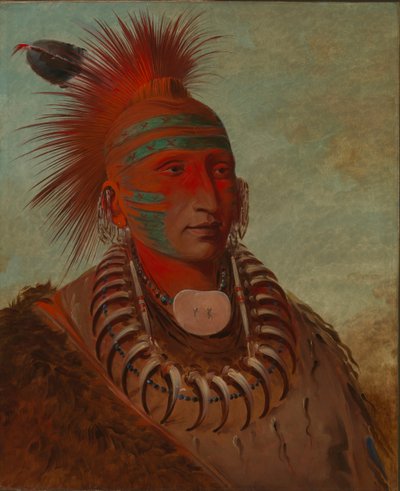 No-ho-mun-ya, Ten, kdo nedává žádnou pozornost, 1844. od George Catlin