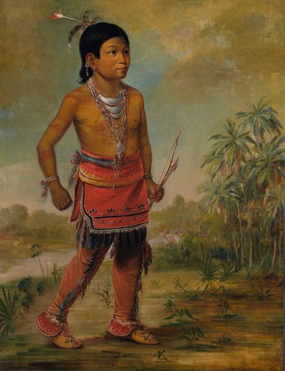 Osceola Nick-a-no-chee, chlapec, 1840. od George Catlin