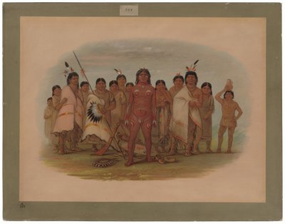 "Namaluj mě" - Apachee od George Catlin