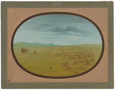 Prairie Dog Village od George Catlin
