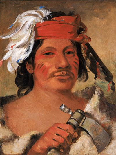 Seneca Steele, velký libertin, 1831. od George Catlin