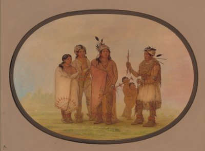 Shawano Indians, 18611869. od George Catlin