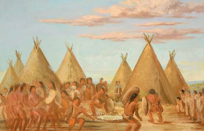 Kouření štítu od George Catlin