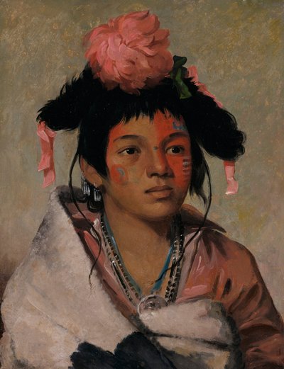 Tcha-káuk-o-ko-máugh, Velký náčelník, chlapec od George Catlin