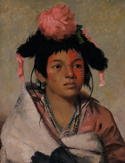 Tcha-cauk-o-ko-maugh, velký náčelník, chlapec, od George Catlin