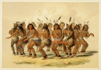 Medvědí tanec od George Catlin