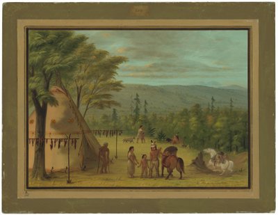 Bratři Cheyenne začínají na svém podzimním lovu od George Catlin