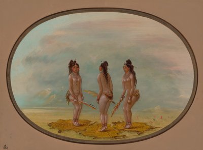The Handsome Dance - Goo-a-give, 18541869. od George Catlin