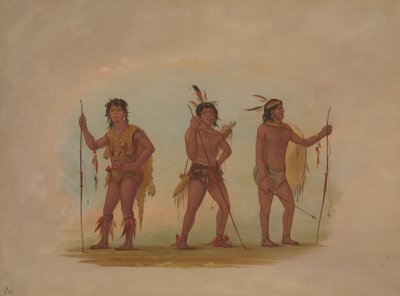 Tři témata Muži, od George Catlin