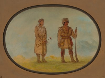 Dva čerokíští náčelníci, 18611869. od George Catlin