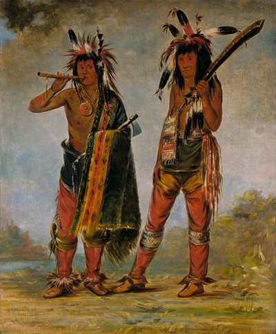 Dva mladí muži od George Catlin
