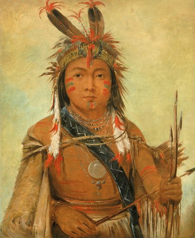 Ud-je-jock, Pelikán, chlapec, 1845. od George Catlin
